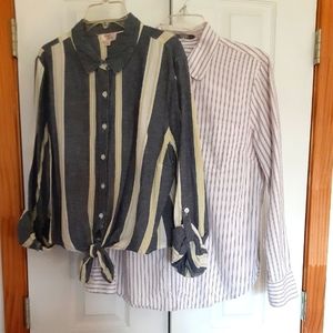 Bundle of Two Button Down Shirts